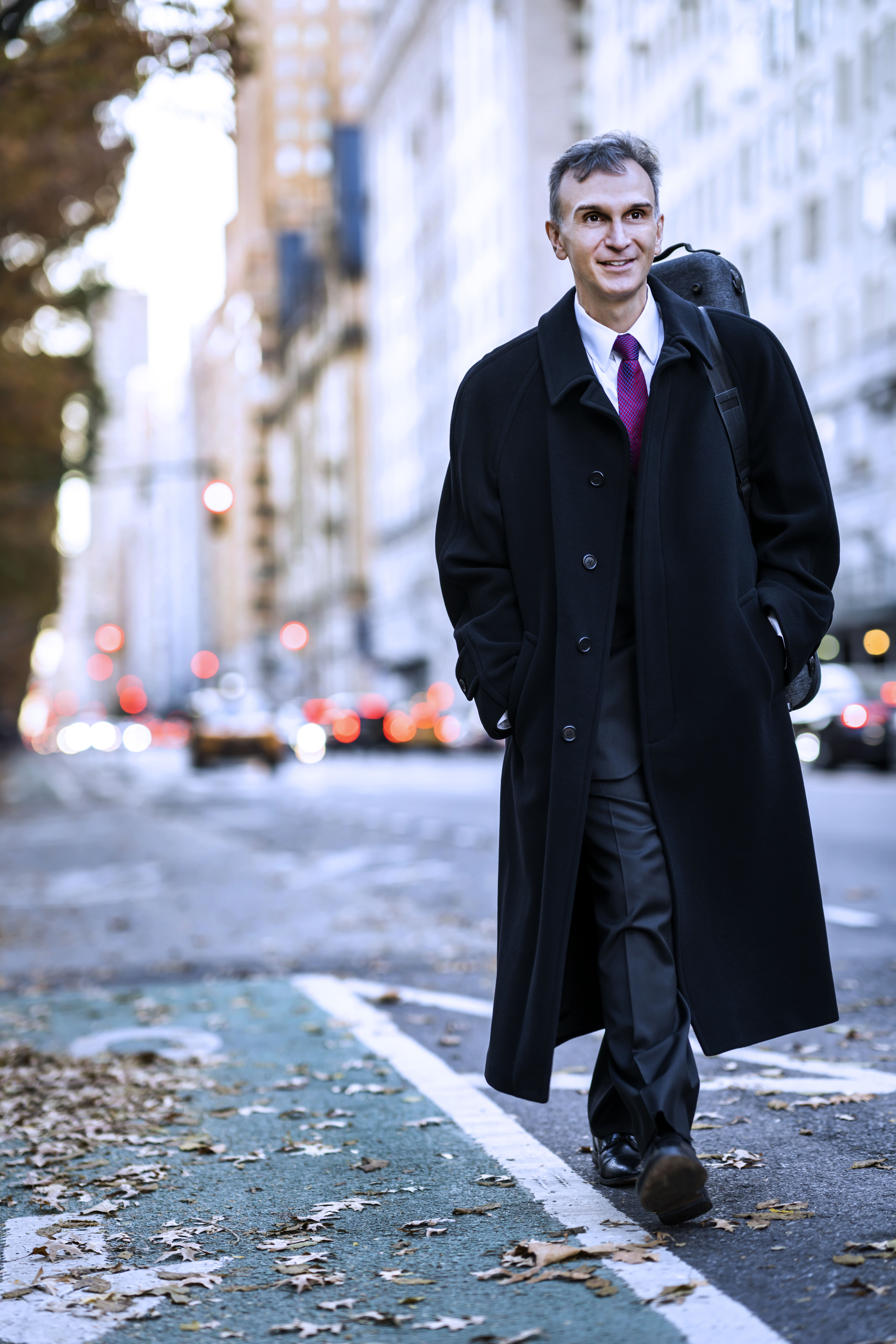 Gil Shaham, photographed at Central Park, 11/10/2020 by Chris Lee